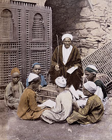 A school in Cairo c.1900