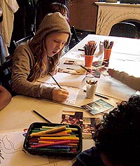 pupils at Leighton House Museum