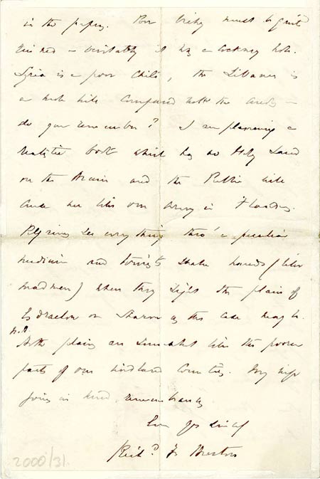 letter to Leighton page 4