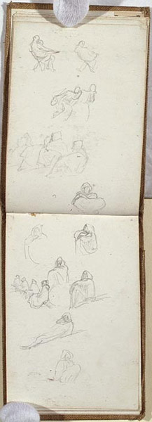 Studies of Seated Figures, Algiers Studies of Seated Figures, Algiers