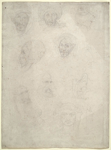 Studies of Male Heads Studies of Male Heads