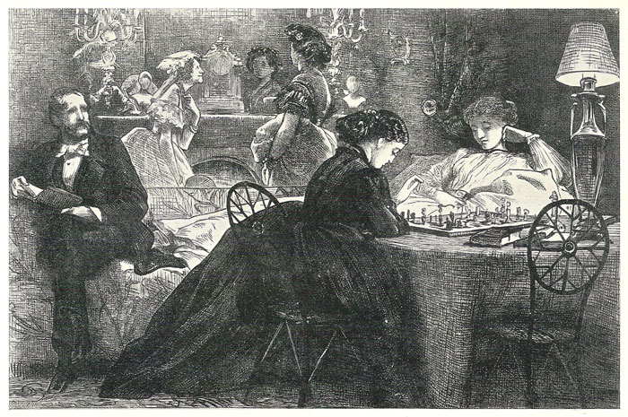 Illustration for 'A Week in a French Country House': 'An Evening in a French Country House'