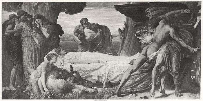 'Hercules Wrestling with Death for the Body of Aclestis'
