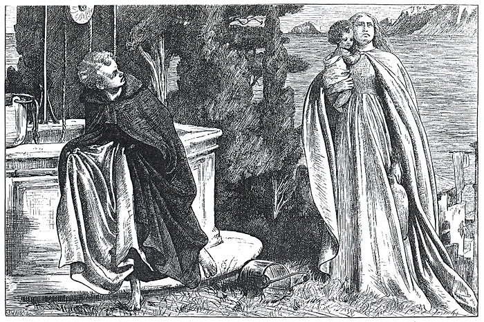 Illustration for 'Romola': 'At the well'