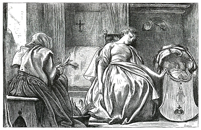 Illustration for 'Romola': 'Tessa at Home'