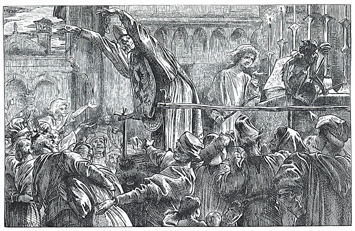 Illustration for 'Romola': 'The Peasants' Fair'