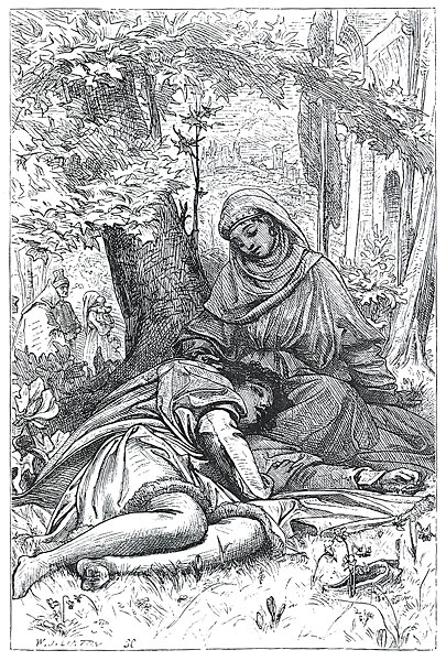 Illustration for 'Romola': 'Under the Plane-Tree'