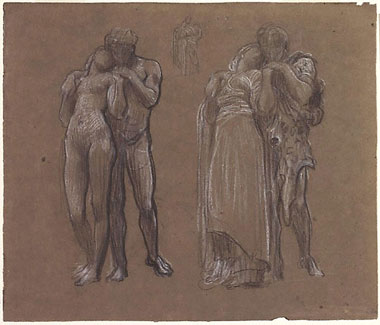 Studies for 'Wedded': Male and Female Figures