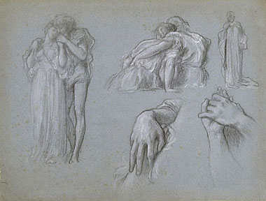 Studies for 'Wedded': Male and Female Figures