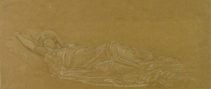 Study for 'Cymon and Iphigenia': Iphigenia