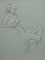 Study of a Female Figure