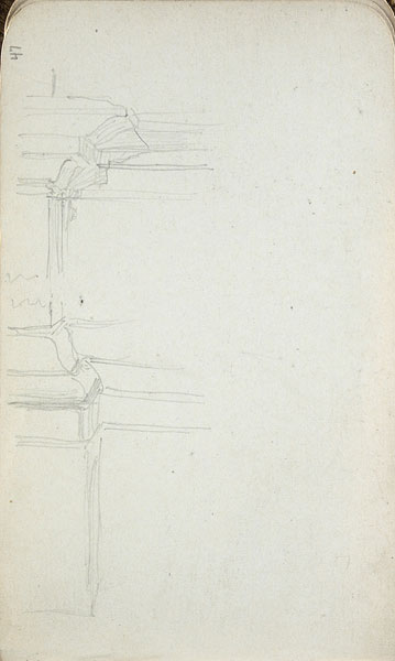Study of the Base of a Column, possibly used in the Design of the Narcissus Hall, Leighton House Museum