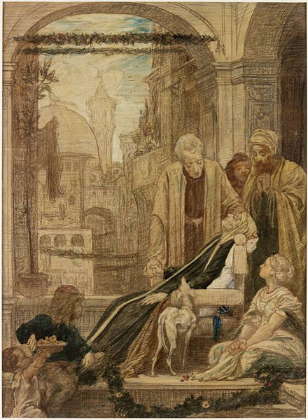 Study for 'The Death of Brunelleschi': Composition