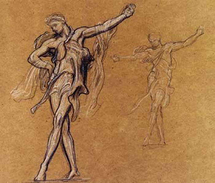 'Study for 'The Dance': Male Figure