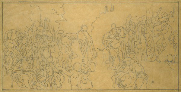 Study for 'Captive Andromache': Composition