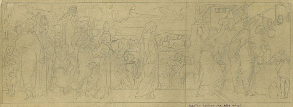 Study for 'Captive Andromache': Composition