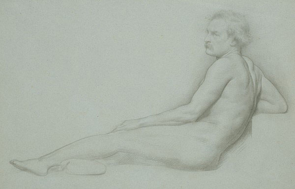 Study of a Male Figure (Life Drawing)