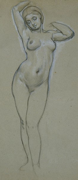 Study for 'Venus and Cupid': Venus