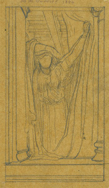 Study for 'The Last Watch of Hero': Composition