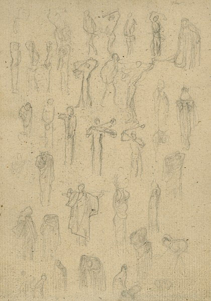 Studies for 'Eastern Slinger...': Figures
