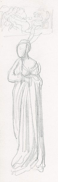 Study of a Female Figure with Branch