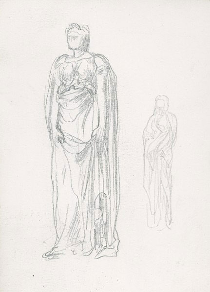Studies for 'Clytemnestra': Female Figures