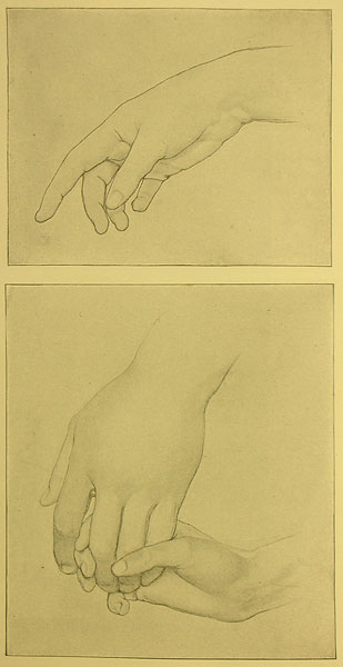 Study for 'Cimabue's Celebrated Madonna...': Hands