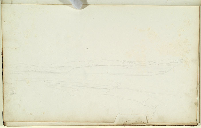 View of a Landscape with Hills