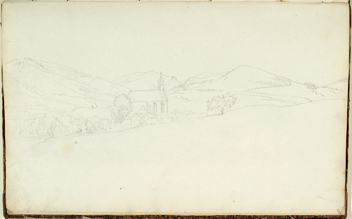 View of a Landscape with a Church