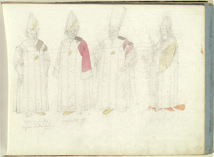 Studies of Male Figures in Turkish Dress