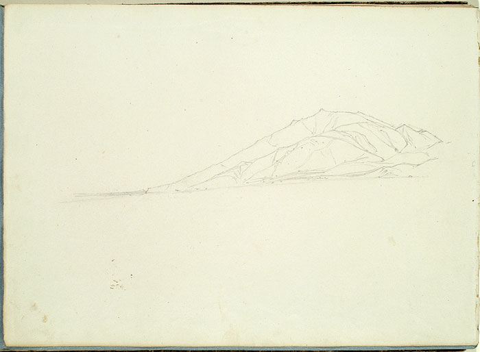 View of a Landscape with a Mountain