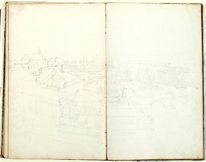 View of the Harbour at Genoa
