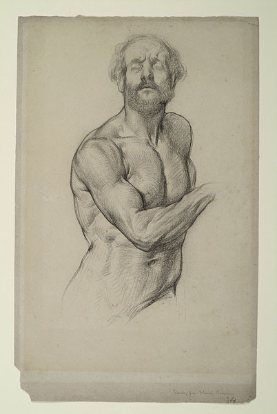 Study for 'Samson and Delilah': Samson