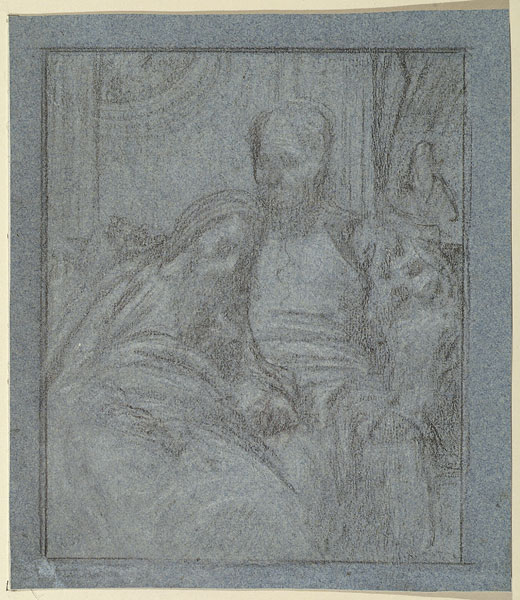 'Study for 'Michael Angelo Nursing his Dying Servant': Composition
