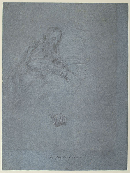 'Studies for 'Michael Angelo Nursing his Dying Servant': Servant, Hand of Servant
