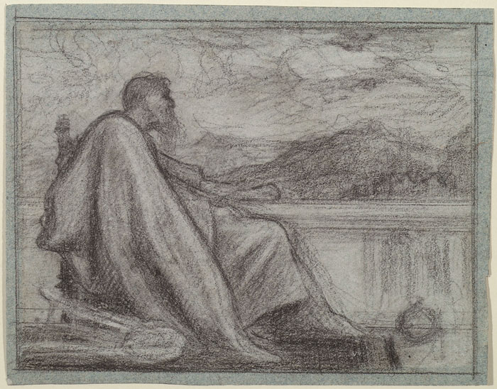 'Study for 'David': Composition