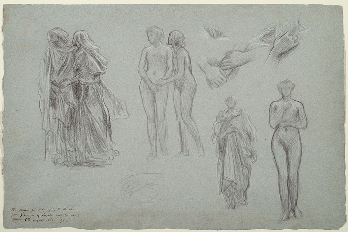 Study for 'Helen of Troy': Female Figures