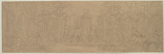 Study for 'The Syracusan Bride': Composition