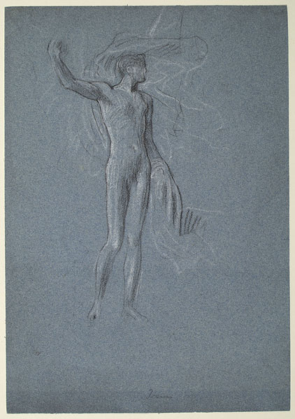 Study for 'Daedalus and Icarus': Icarus