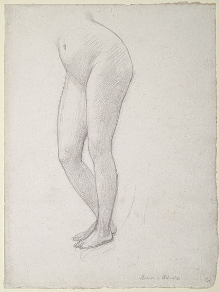 Study for 'Helios and Rhodos': Rhodos