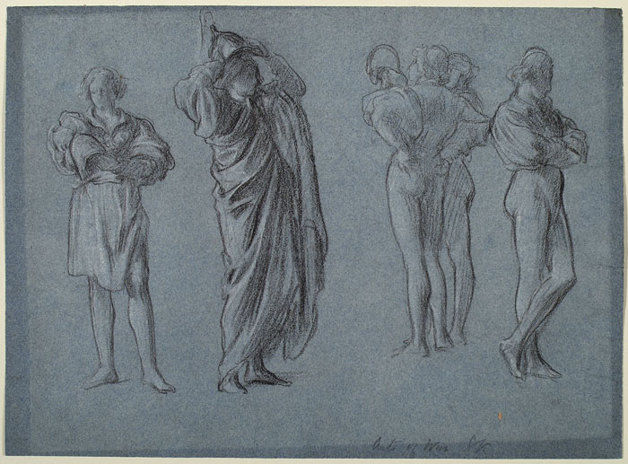 Study for 'The Arts of Industry as Applied to War': Male Figures