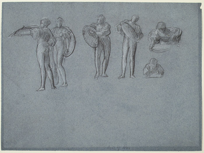 Study for 'The Arts of Industry as Applied to War': Male Figures