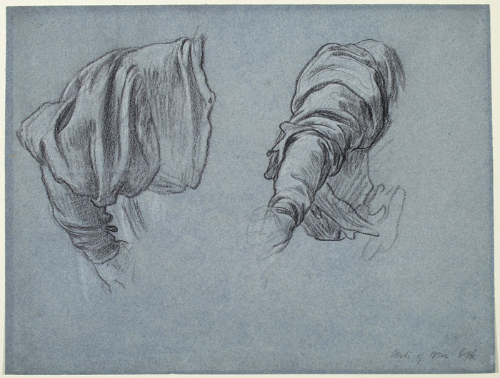 Study for 'The Arts of Industry as Applied to War': Drapery