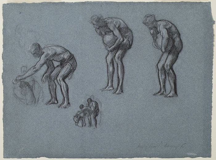 Study for 'The Arts of Industry as Applied to Peace': Male Figures