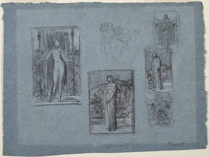 Studies for 'Antique Juggling Girl' and 'Clytemnestra': Compositions