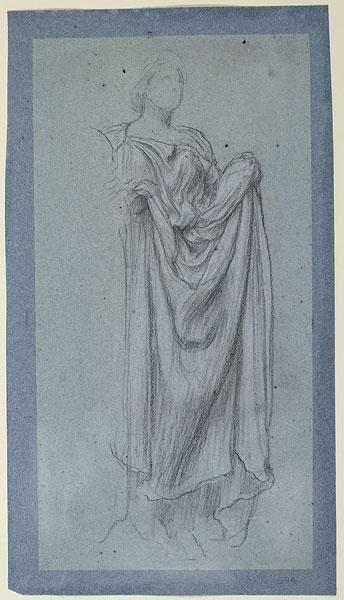 Study for 'The Daphnephoria': Female Figure