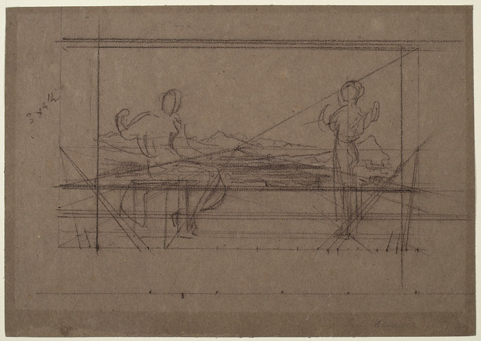 Study for 'Winding the Skein': Composition