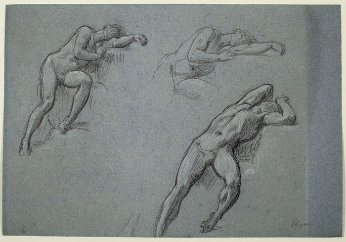 Study for 'Elijah in the Wilderness': Elijah