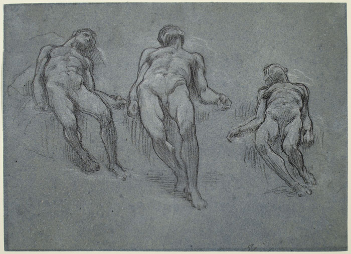 Study for 'Elijah in the Wilderness': Elijah