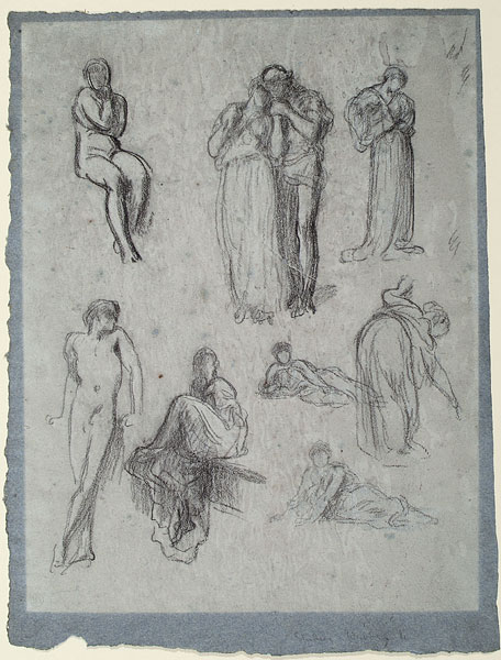 Study for 'Wedded': Male and Female Figures